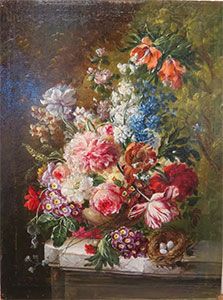 Après - Restauration de tableau - Avant / Apres