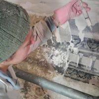 Restauration de polychromie - détail