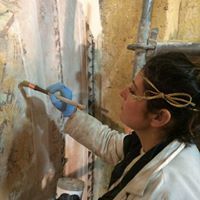 Restauration de polychromie - statue