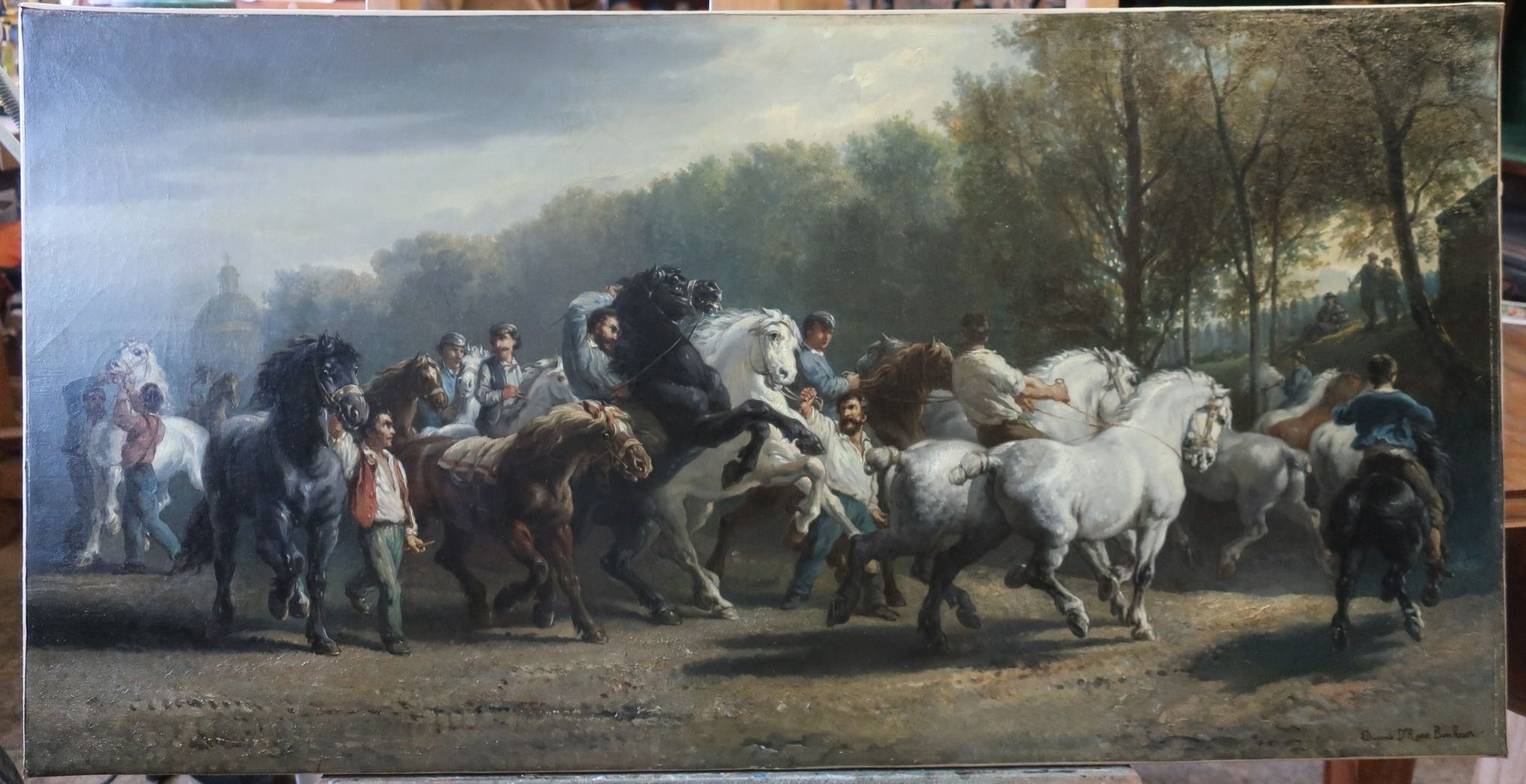 Après - Copie de Rosa Bonheur Le Marché aux chevaux