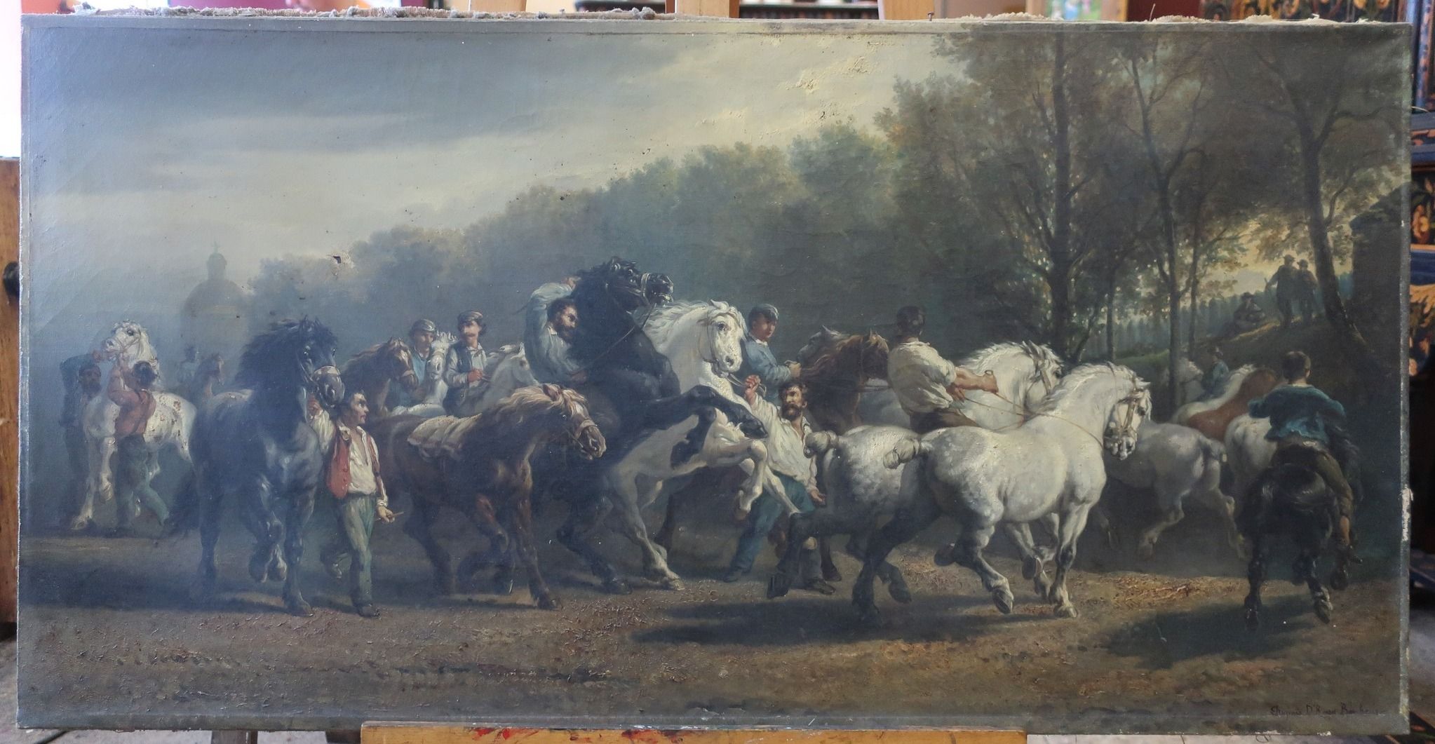 Avant - Copie de Rosa Bonheur Le Marché aux chevaux