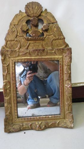 Restauration de cadre doré - avant