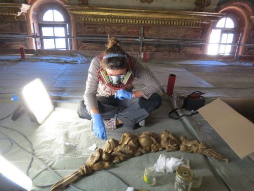 Restauration de peinture murale